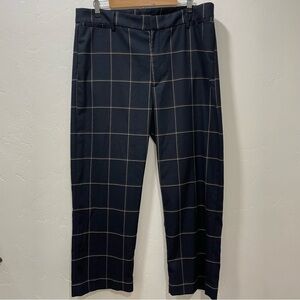 Banana Republic Women's 16 Trousers Dress Pants Straight High Waist Navy